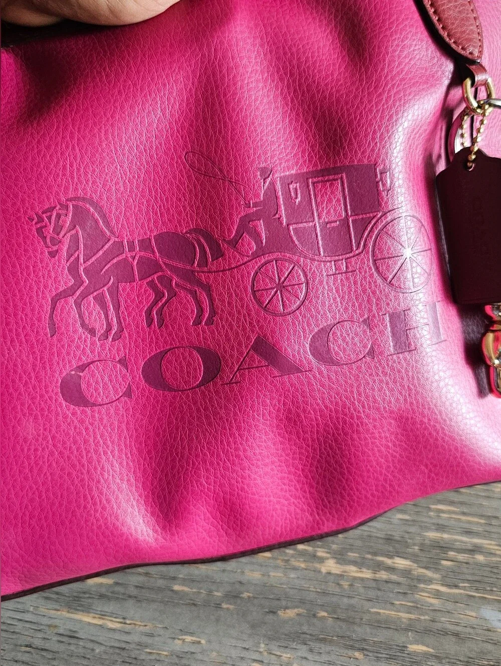 Coach tote colorblock